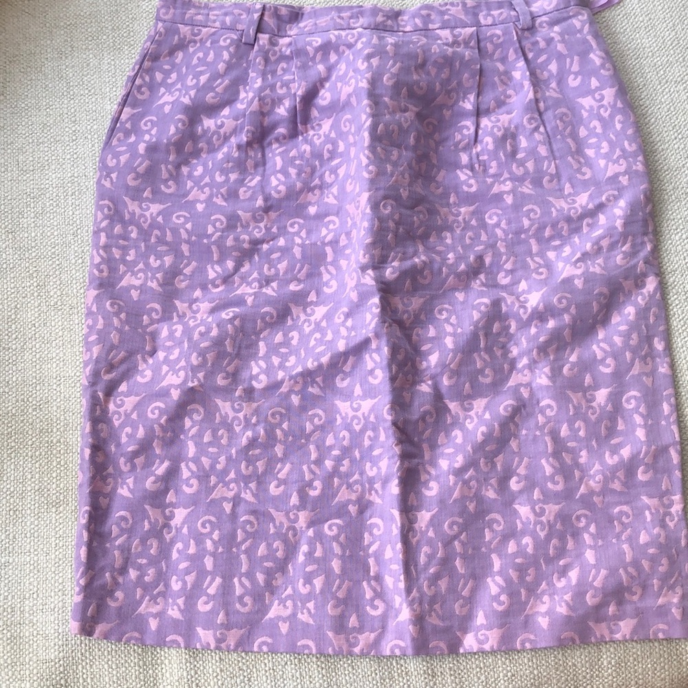 Vivienne Tam A Line Jaqcuard skirt